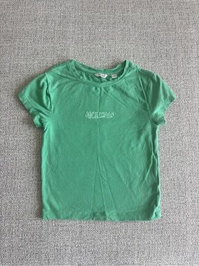 Jack Wills Green Baby Graphic Tee